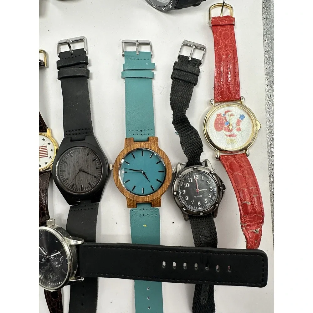 Unbranded Mens Watches Lot Of 17 For‎ Parts Or Repair M3